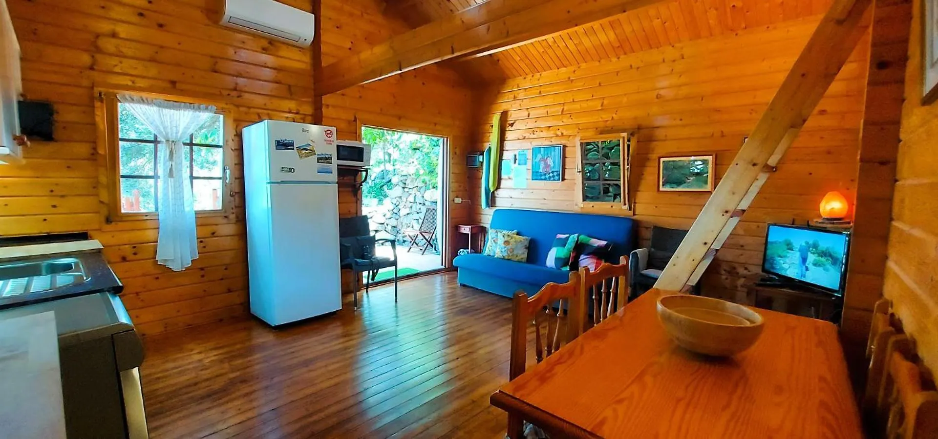 Cabana Los Palmeros, Vista Al Mar Y La Montana Alojera